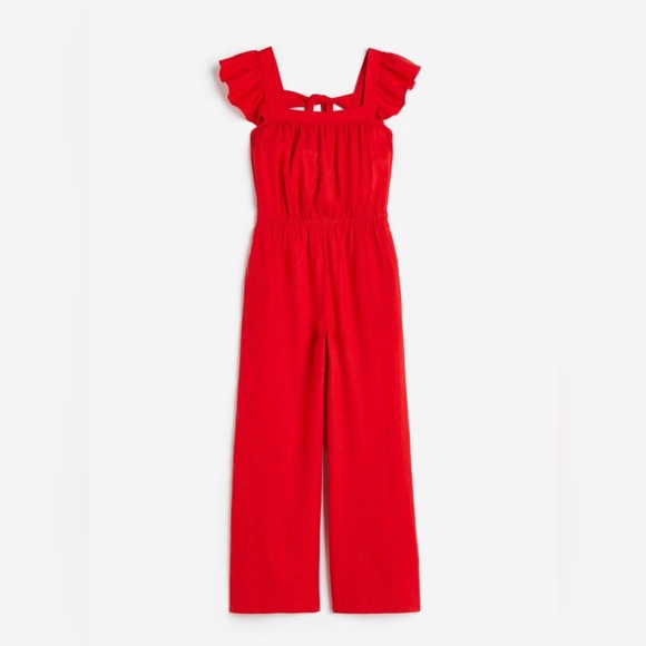 Linen-blend jumpsuit (size M) - Picture 8 of 11
